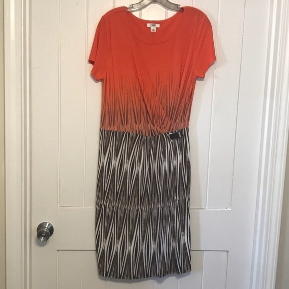 Cato V Neck Wrap Dress - Picture 2 of 7